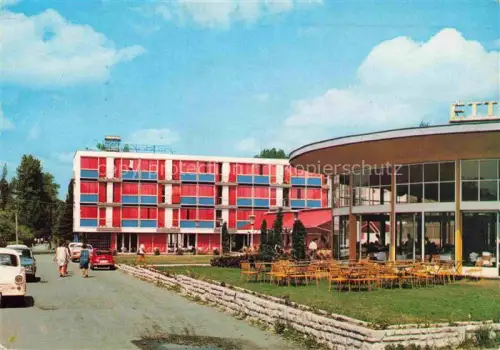 AK / Ansichtskarte Zamardi Balaton Plattensee Somogy HU Etterem es Touring Hotel