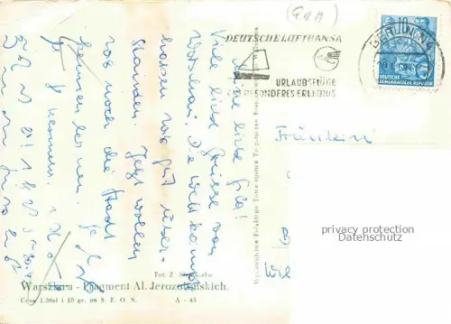 AK / Ansichtskarte WARSZAWA Warschau PL Strassenpartie