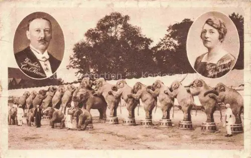 AK / Ansichtskarte Zirkus Artistik Variete Cirque-- Krone 