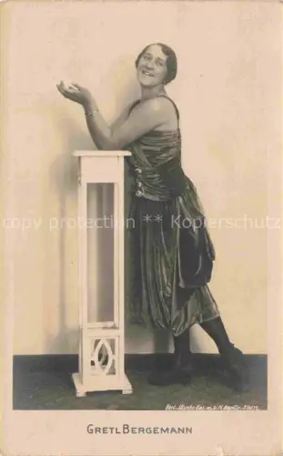 AK / Ansichtskarte Show  SchauspielerIN Actor Acteur Actrice Attore Attrice-- Gretl Bergmann