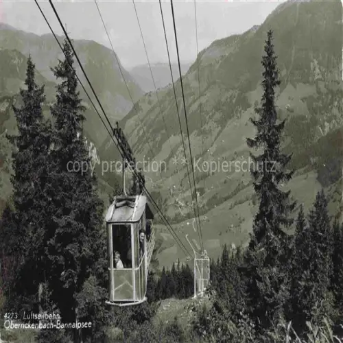 AK / Ansichtskarte Seilbahn Cable-Car Telepherique Oberrickenbach Bannalpsee 
