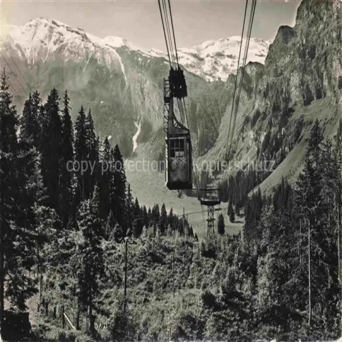 AK / Ansichtskarte Seilbahn Cable-Car Telepherique Gerschnialp Truebsee