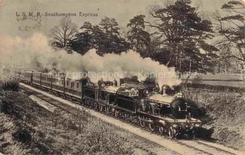 AK / Ansichtskarte Eisenbahn Railway Chemin de Fer Ferrovia-- Southampton Express