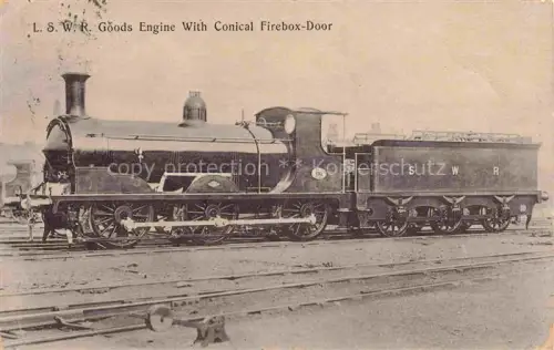 AK / Ansichtskarte Lokomotive Eisenbahn Railway-- Goods Engine Conical Firebox Door Southampton
