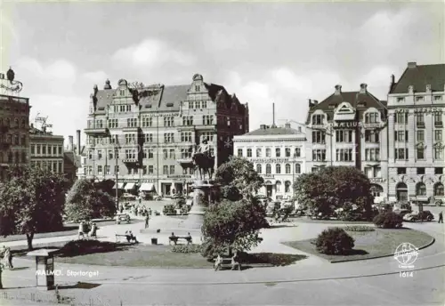 AK / Ansichtskarte Malmoe  Sweden Motiv Stadtzentrum Denkmal