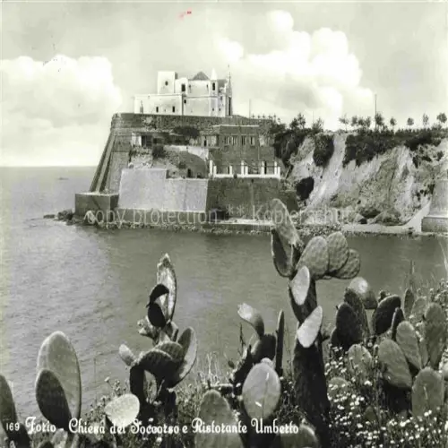 AK / Ansichtskarte Forio d Ischia IT Chiesa dei Soccorso e Ristorante Umbetto