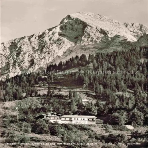 AK / Ansichtskarte Obersalzberg Berchtesgaden Hotel Tuerken