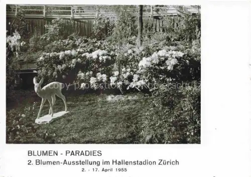 AK / Ansichtskarte ZueRICH  ZH Blumen Paradies im Hallenstadion Zuerich