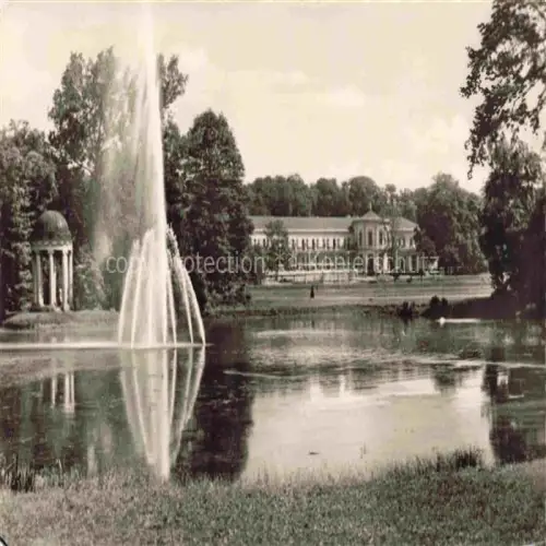 AK / Ansichtskarte Markkleeberg HO Parkgaststaette Markkleeberg Fontaene