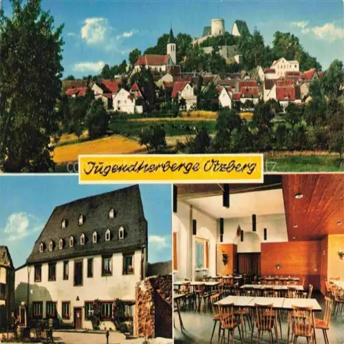 AK / Ansichtskarte Otzberg Odenwald Jugendherberge Panorama Gastraum