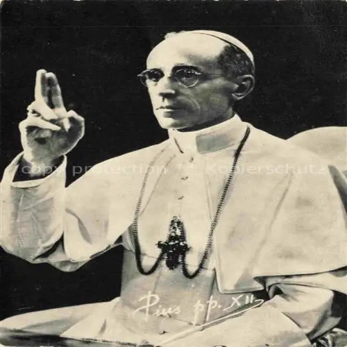 AK / Ansichtskarte Papst Pope Pape-- Pius pp. XII