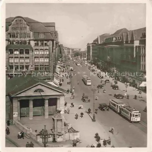 AK / Ansichtskarte STRAssENBAHN Tramway-- Hamburg Moenckebergstrasse 
