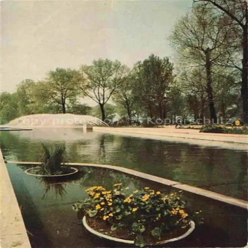 AK / Ansichtskarte BUGA Bundesgartenschau Koeln Wasserbecken blumenhof 