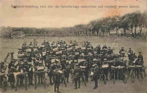 AK / Ansichtskarte Radfahrer-Abteilung Militaria  Soldaten 