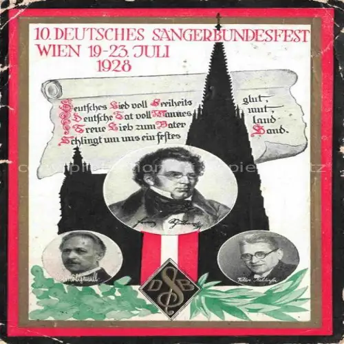 AK / Ansichtskarte Saengerbundfest Saengerfest Wien DSB 
