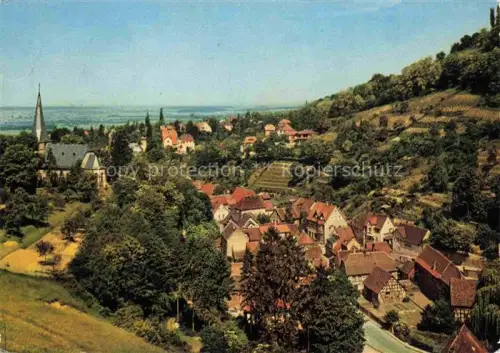 AK / Ansichtskarte Auerbach Bergstrasse Bensheim Hessen Teilansicht Luftkurort mit Kirche