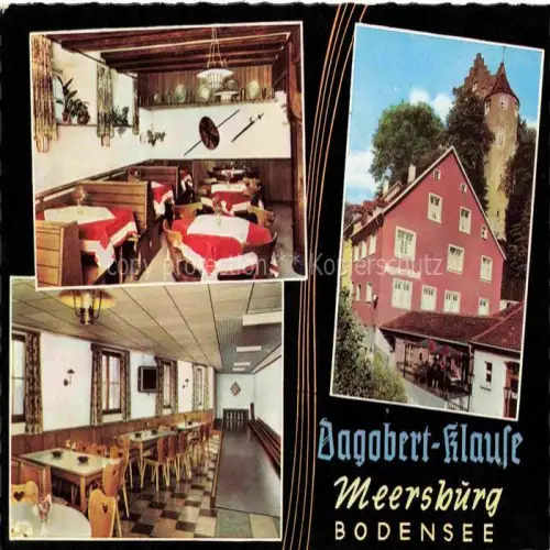 AK / Ansichtskarte MEERSBURG Bodensee BW Dagobert-Klause Gastraeume
