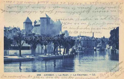 AK / Ansichtskarte ANNECY 74 Haute-Savoie Le Port Le Chateau