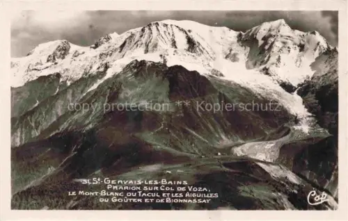 AK / Ansichtskarte St-Gervais -les-Bains 74 Haute-Savoie Pharion sur Col de Voza