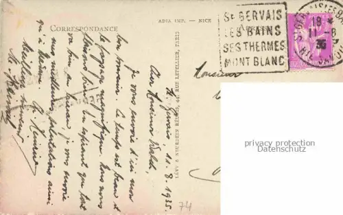 AK / Ansichtskarte Saint-Gervais -les-Bains 74 Haute-Savoie Vue generale