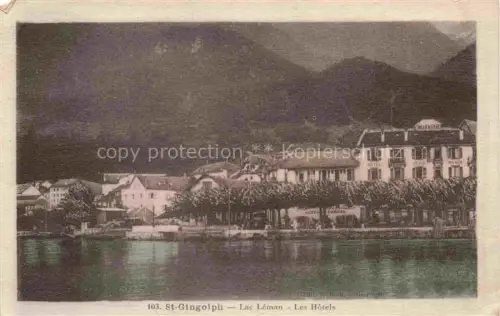 AK / Ansichtskarte St-Gingolph  Thonon-les-Bains 74 Haute Savoie Lac Leman Les Hotels