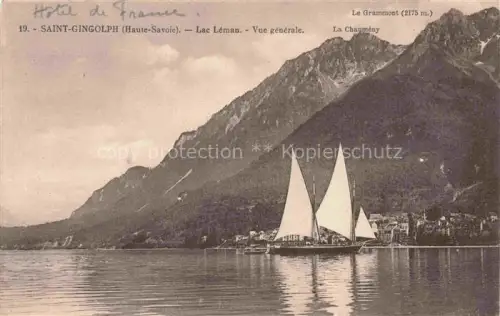AK / Ansichtskarte St-Gingolph  Thonon-les-Bains 74 Haute Savoie Lac Leman Vue generale