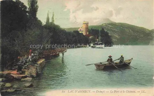 AK / Ansichtskarte Duingt Talloires ANNECY 74 Haute-Savoie Lac d'Annecy et le Chateau Duingt