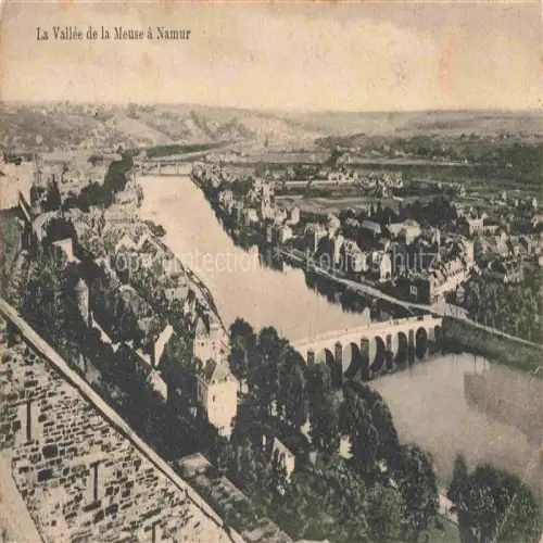 AK / Ansichtskarte NAMUR-sur-Meuse Belgie La Valle de la Meuse a Namur