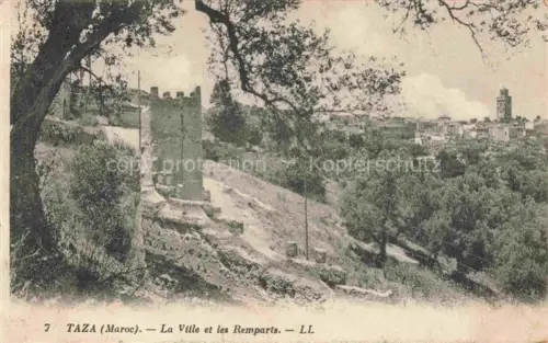 AK / Ansichtskarte TAZA  Maroc La Ville et les Remparts