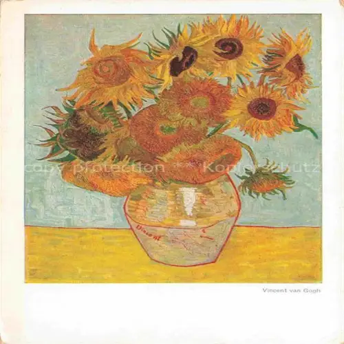 AK / Ansichtskarte GOGH van Vincent (1853-1890) Kuenstlerkarte Sonnenblumen