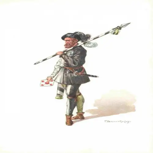 AK / Ansichtskarte BOSCOVITS Fritz (1871-1965) Kuenstlerkarte Schweiz Schweiz Standeslaeufer Appenzell Kostuem XVI Jhrh. 