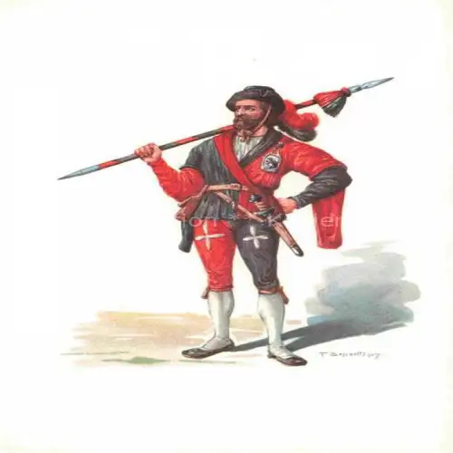 AK / Ansichtskarte BOSCOVITS Fritz (1871-1965) Kuenstlerkarte Schweiz Schweiz Standeslaeufer von Bern Kostuem XVI Jhrh.