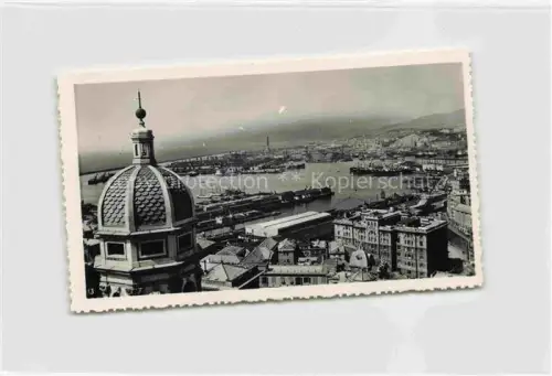 AK / Ansichtskarte GENOVA Genua Liguria IT Stadtpanorama Hafen