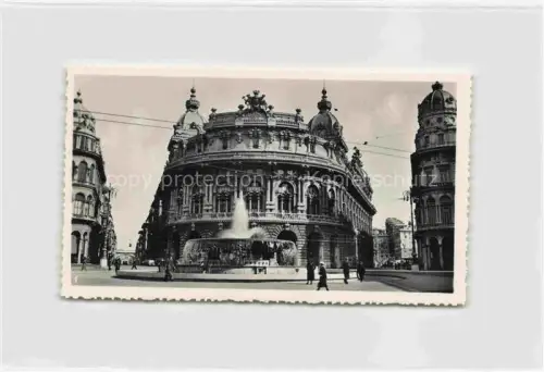 AK / Ansichtskarte GENOVA Genua Liguria IT Motiv Stadtzentrum Brunnen