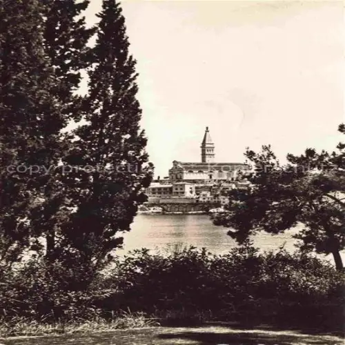 AK / Ansichtskarte Rovinj Rovigno Istrien Croatia Otok Caterine Insel