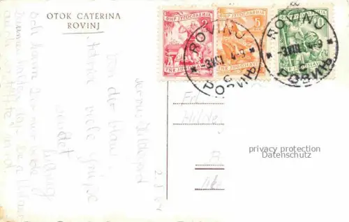 AK / Ansichtskarte Rovinj Rovigno Istrien Croatia Otok Caterine Insel