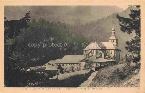 AK / Ansichtskarte Thonon-les-Bains 74 Haute-Savoie Eglise et Abbaye d'Abondance