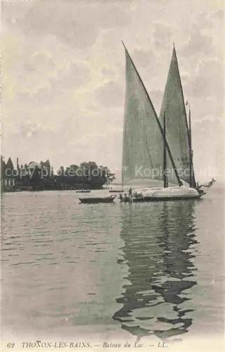 AK / Ansichtskarte Thonon-les-Bains 74 Haute-Savoie Bateau du Lac