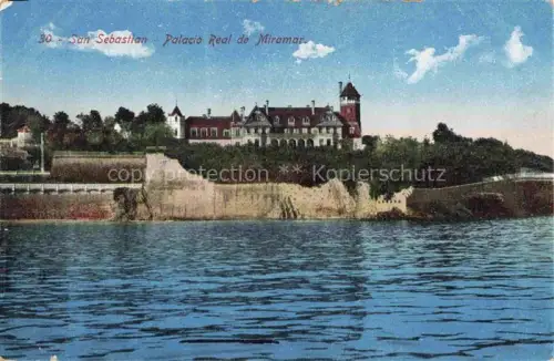AK / Ansichtskarte SAN SEBASTIAN  DONOSTIA Saint-Sebastien Pais Vasco ES Palacio Real de Miramar