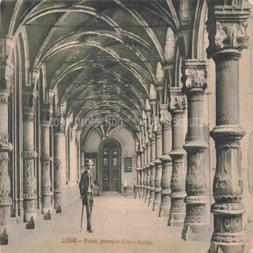AK / Ansichtskarte LIEGE  Luettich Luik Belgie Palais premiere Cour Galerie