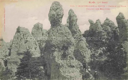 AK / Ansichtskarte Montpellier-le-Vieux Montagne MILLAU 12 Aveyron Cirques des Millieres
