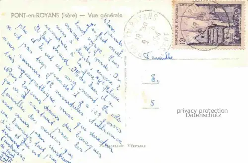 AK / Ansichtskarte Pont-en-Royans GRENOBLE 38 Isere Vue generale