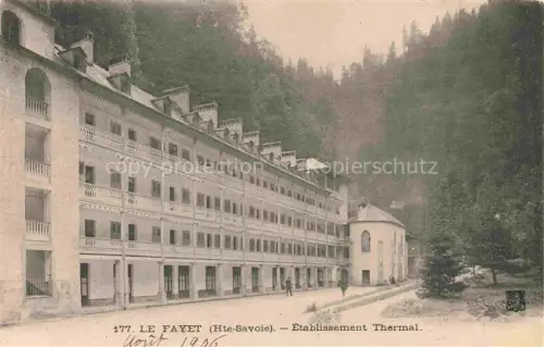 AK / Ansichtskarte Le Fayet Saint-Gervais-les-Bains Bonneville 74 Haute-Savoie Etablissement Thermal