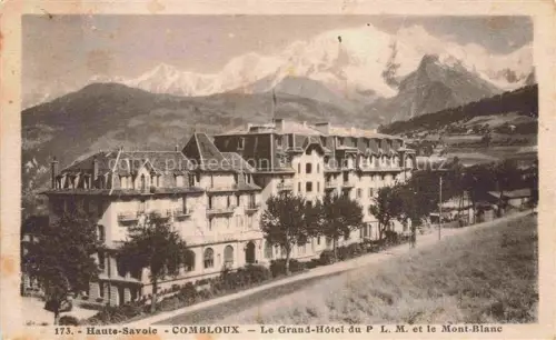 AK / Ansichtskarte Combloux Bonneville 74 Haute-Savoie Le Grand Hotel du PLM et le Mont Blanc