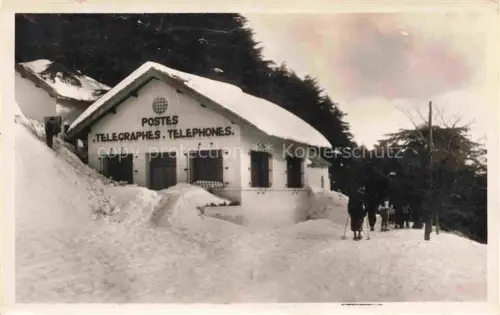 AK / Ansichtskarte Chrea Atlasgebirge Algerie sous la neige La Poste