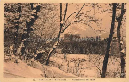 AK / Ansichtskarte Assy-Passy Bonneville 74 Haute Savoie Sancellemoz en hiver