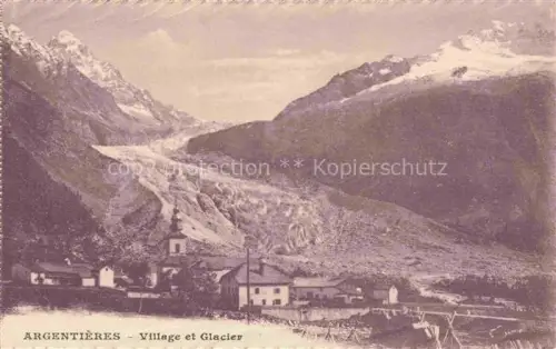 AK / Ansichtskarte Argentieres  Glacier d 74 Haute-Savoie Panorama
