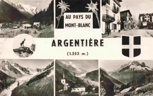 AK / Ansichtskarte Argentiere 74 Haute-Savoie Au pays du Mont Blanc Vue partielle