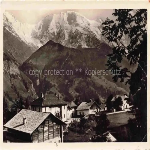 AK / Ansichtskarte Saint Nicolas de Veroce Saint-Gervais-les-Bains 74 Haute-Savoie et le Dome de Miage