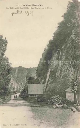 AK / Ansichtskarte St-Leonard-des-Bois Mamers 72 Sarthe Les Rochers de la Barre